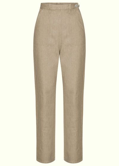 Classic jeans i lys beige bukser Freddies Of Pinewood 