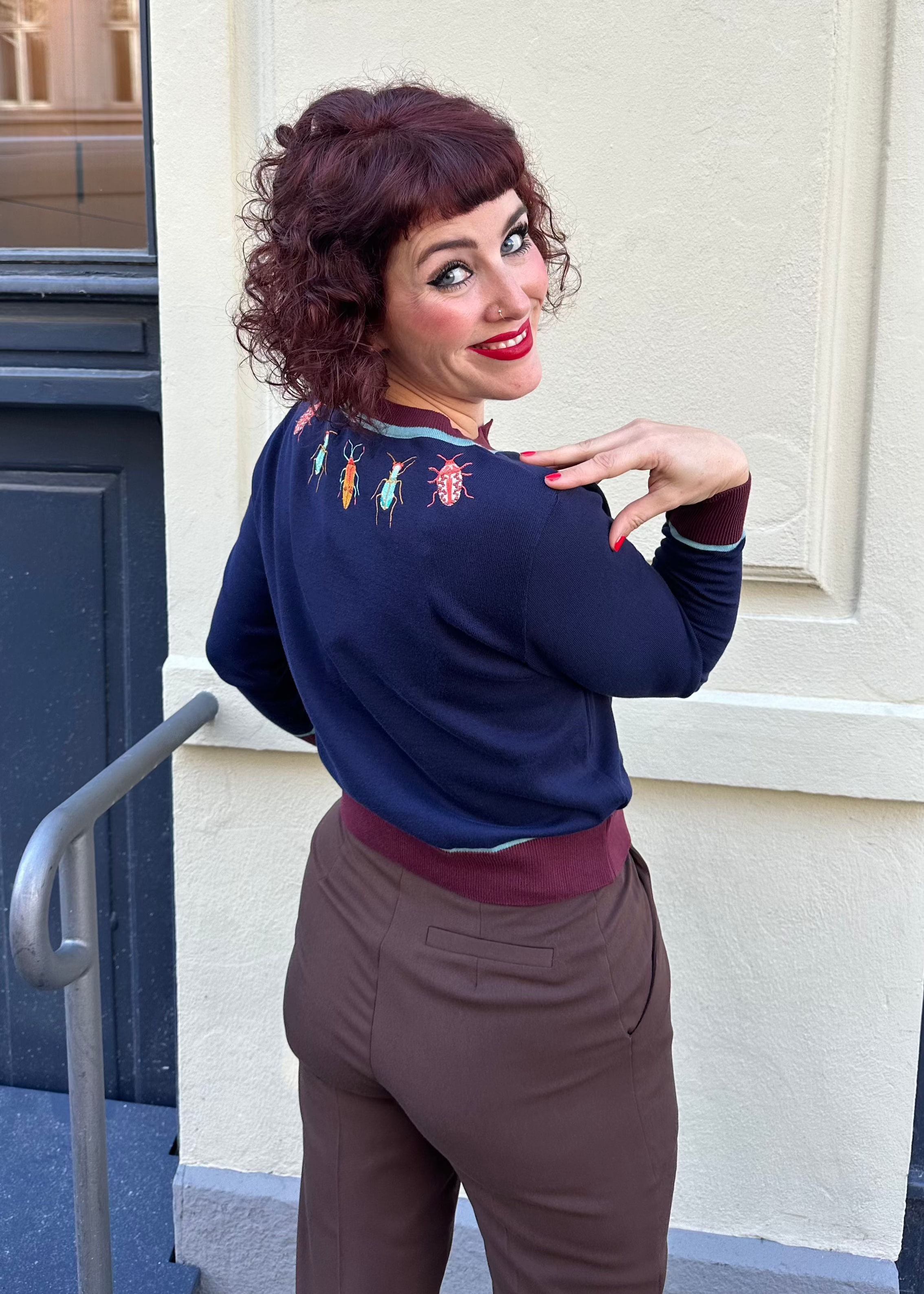Dorothy Tapered ankelbukser i brun bukser Weekend Doll 