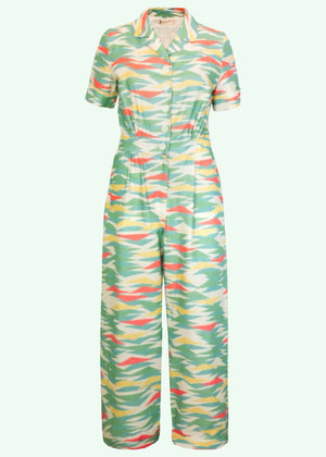 Francesca jumpsuit med multifarvet 'sails'-print buksedragt palava 