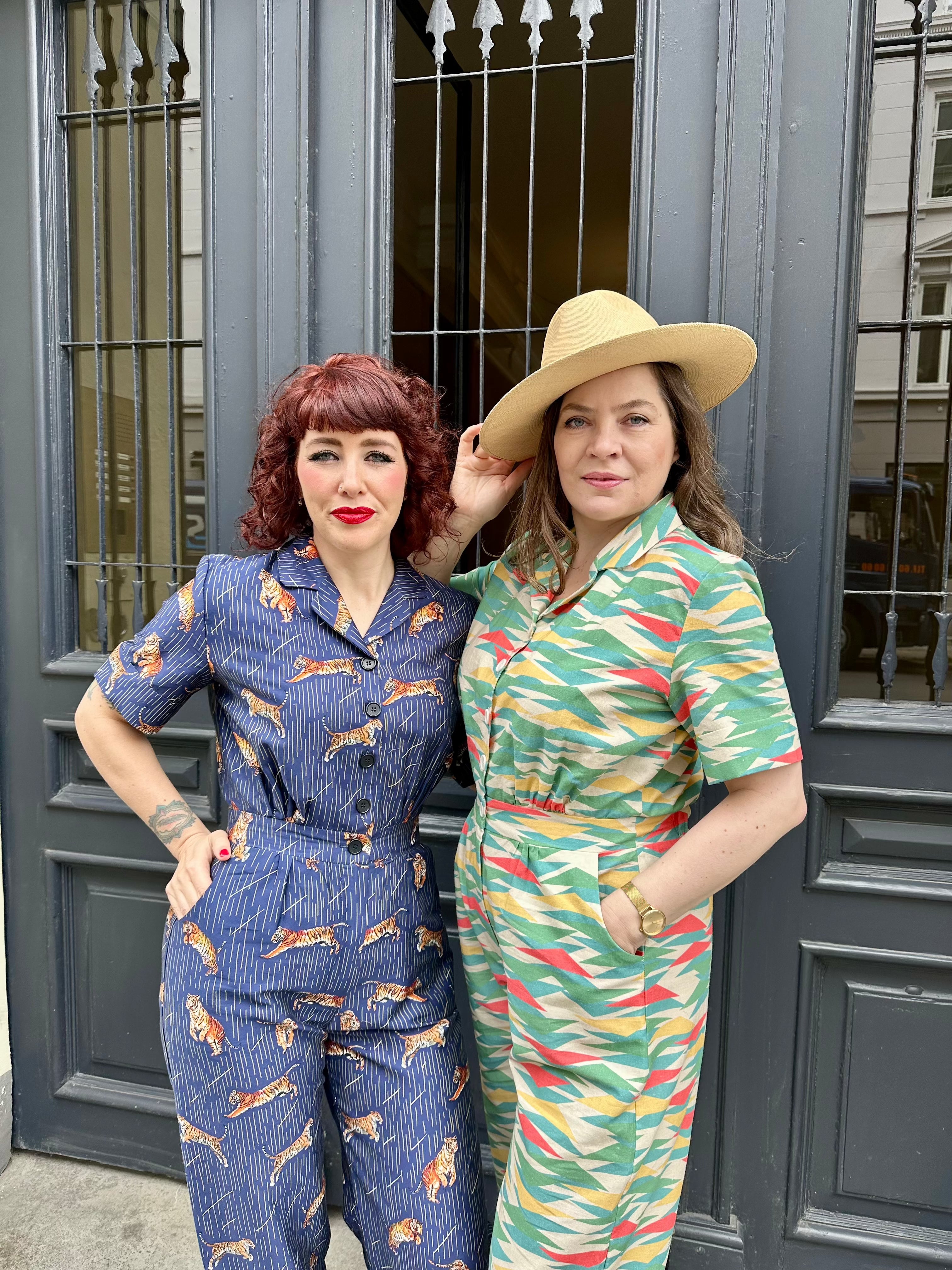 Francesca jumpsuit med multifarvet 'sails'-print buksedragt palava 