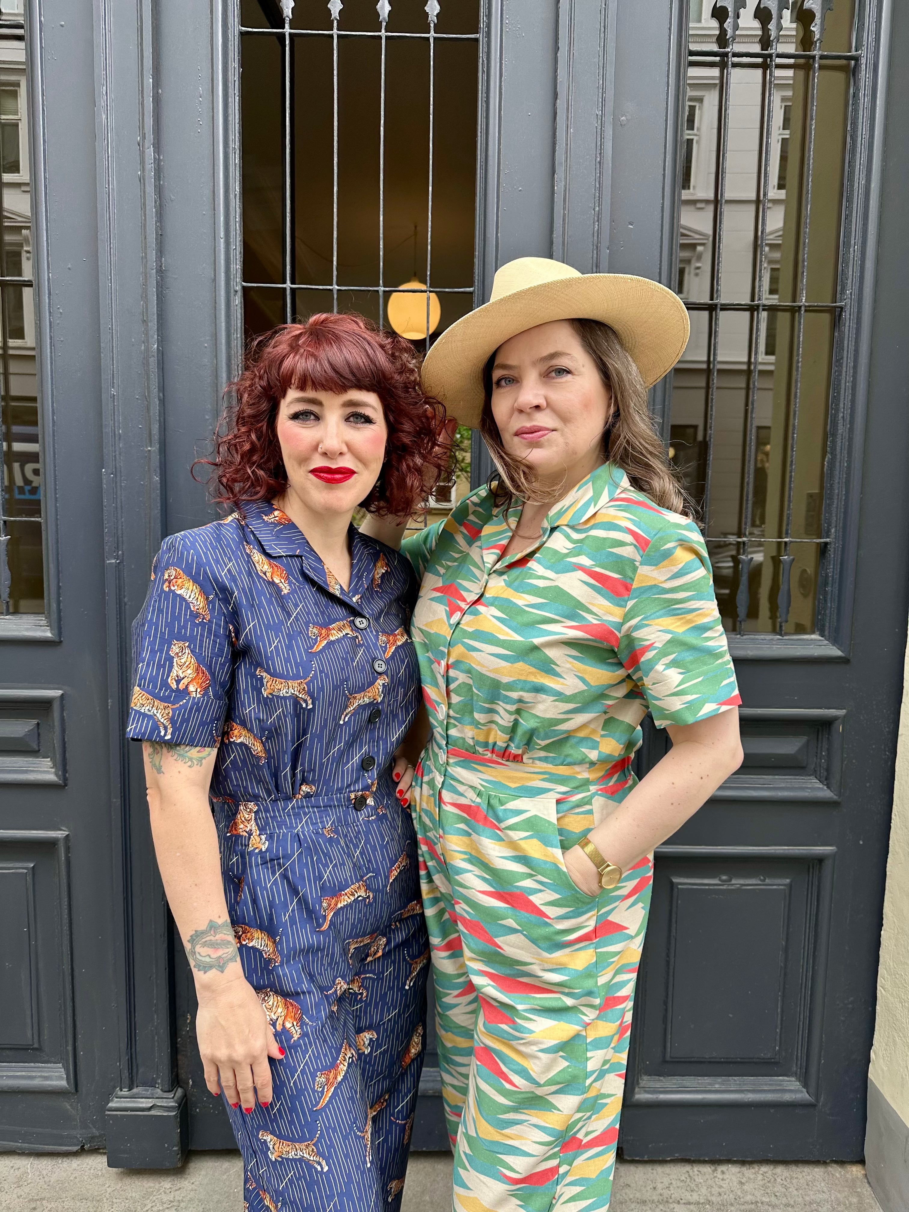 Francesca jumpsuit med multifarvet 'sails'-print buksedragt palava 