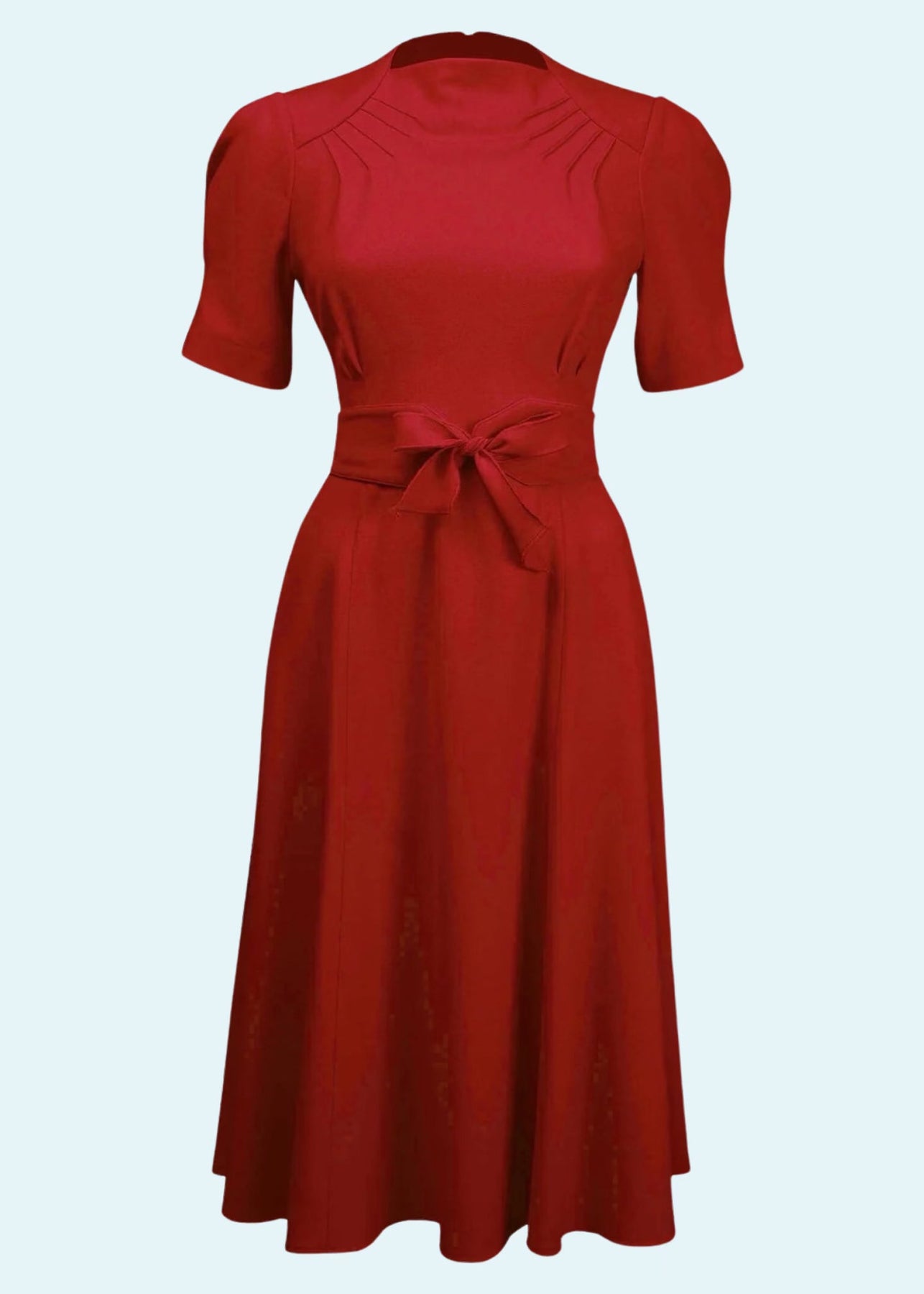 40s red dress clearance