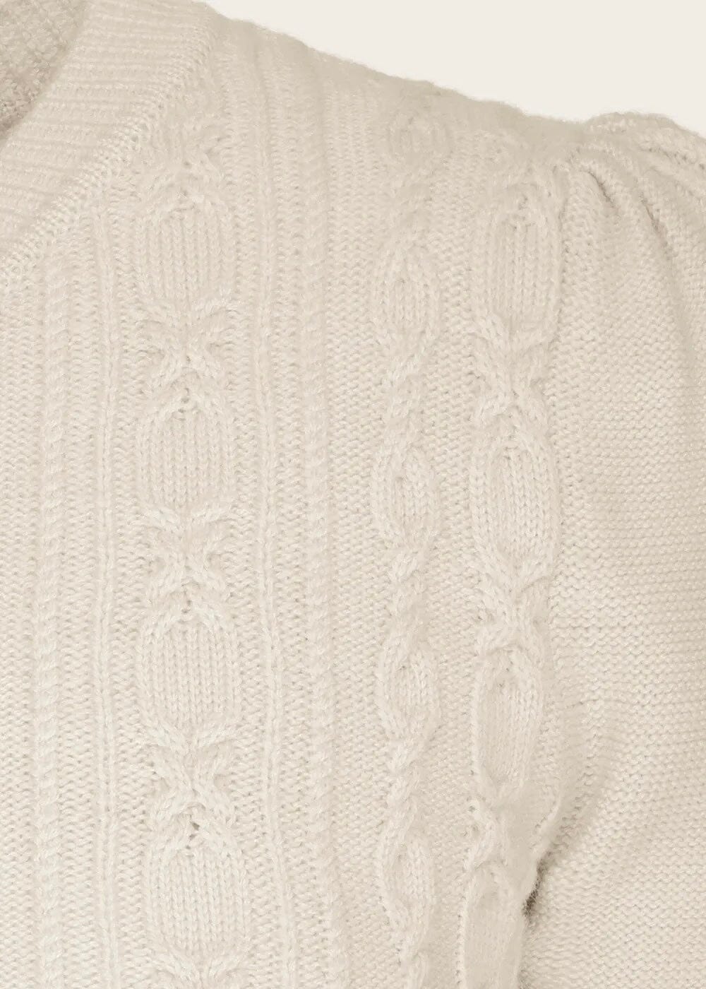 Ice Skater Cardigan - Antique white cardigan Emmy Design 