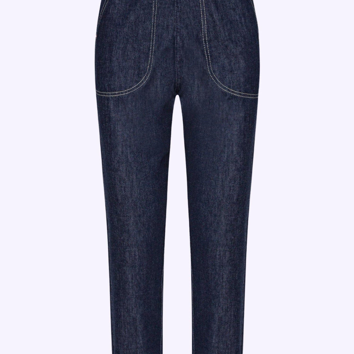 denim style pedal pusher Pedal-Pusher jeans in high-waisted 50s look from Freddies of Pinewood