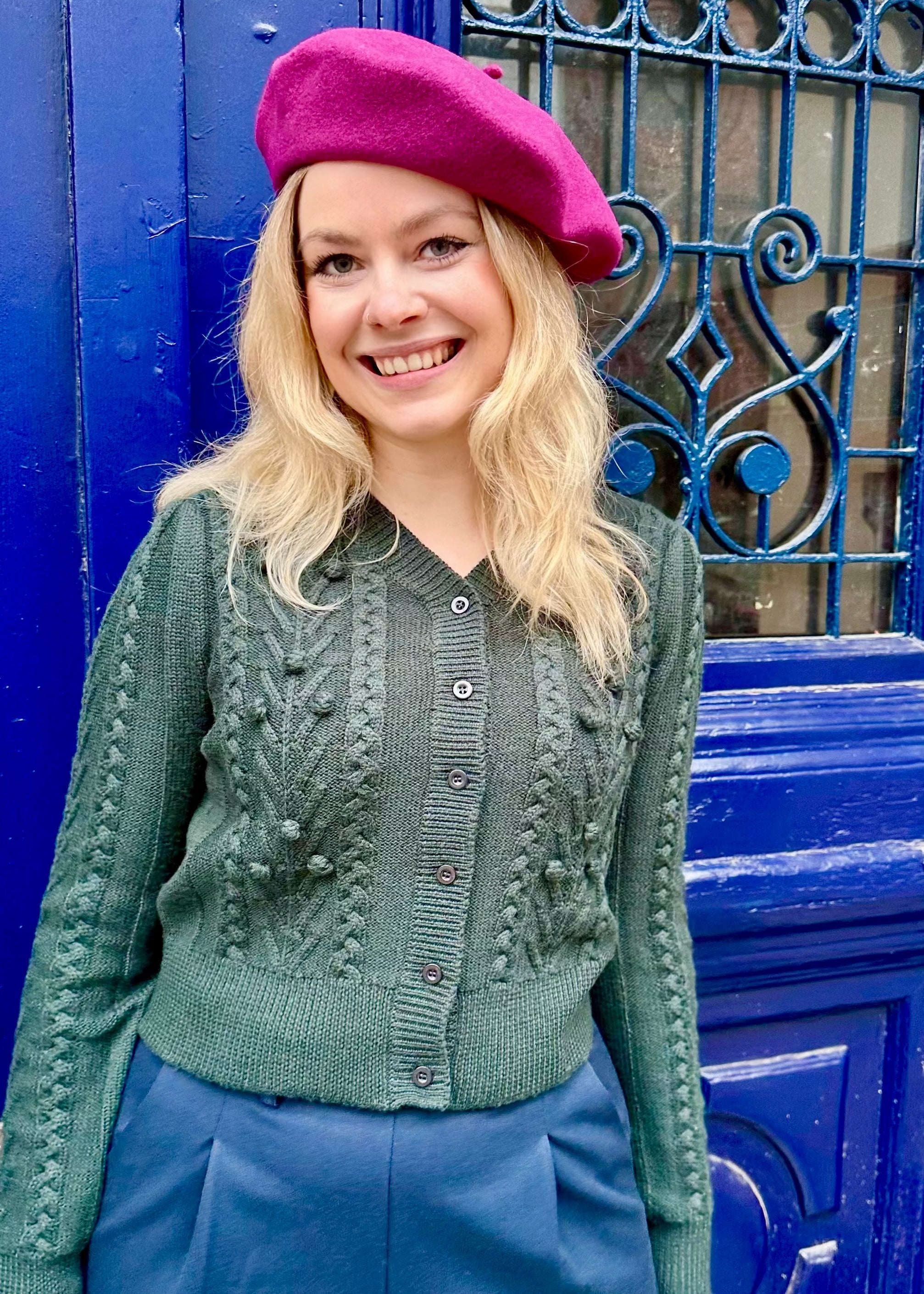 Judy cardigan - grøn cardigan Weekend Doll 