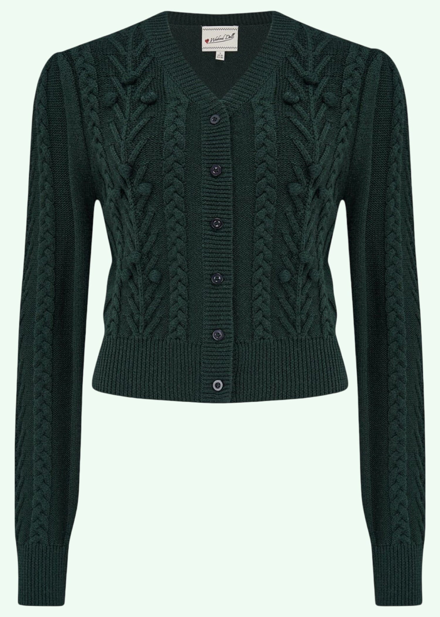 Judy Cardigan i grøn cardigan Weekend Doll 