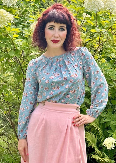 Laura top med blomster King Louie 