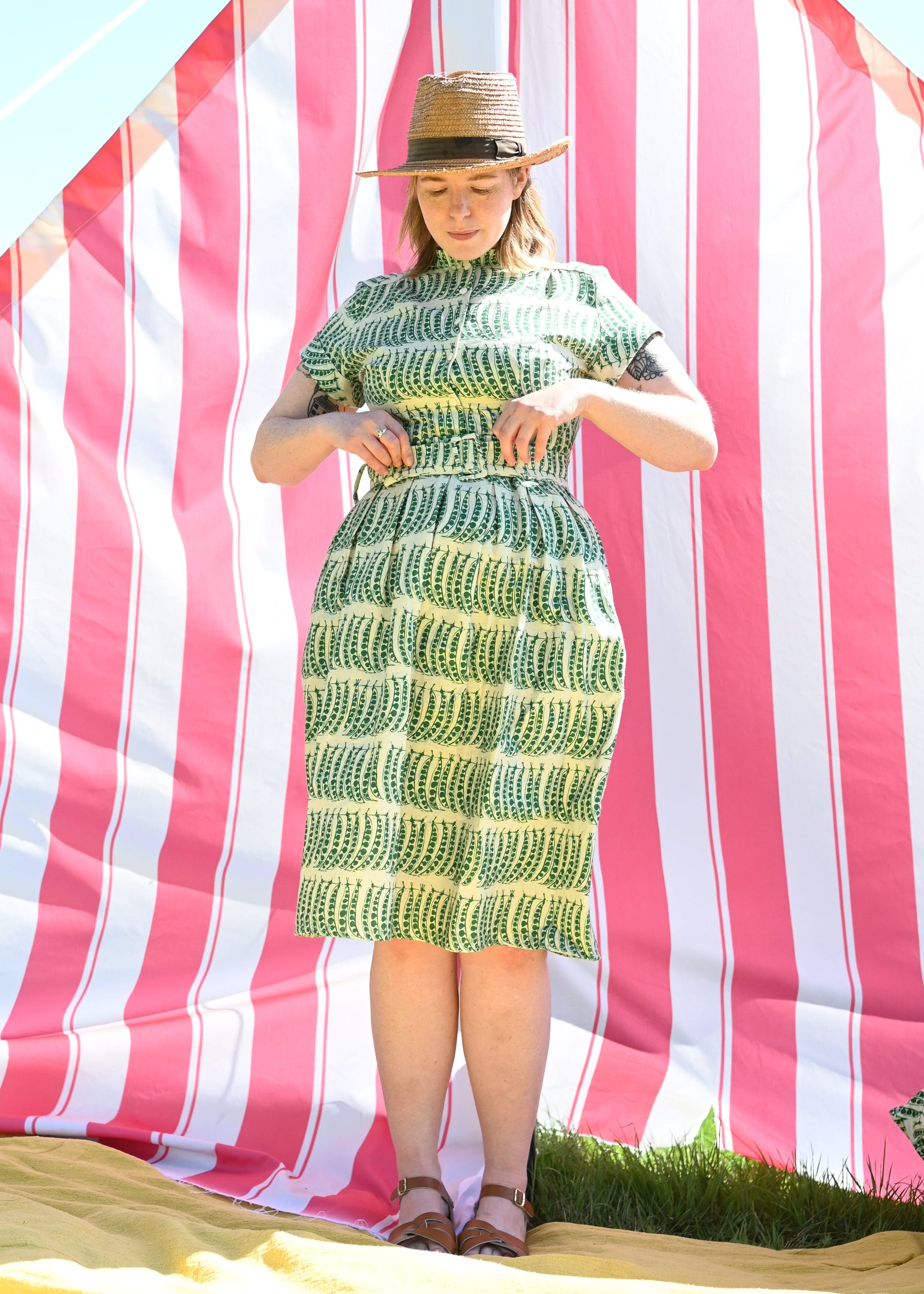 Louise Kjole – Green Peas Kjoler Palava 