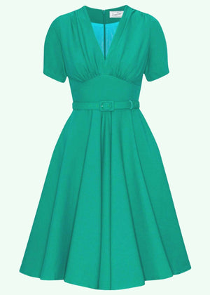50s style Marilyn green swing dress from Daisy Dapper 50s style Marilyn green swing dress from Daisy Dapper