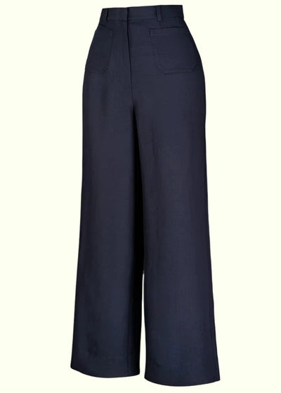 Miss Pocket Pants i navy bukser Emmy Design 