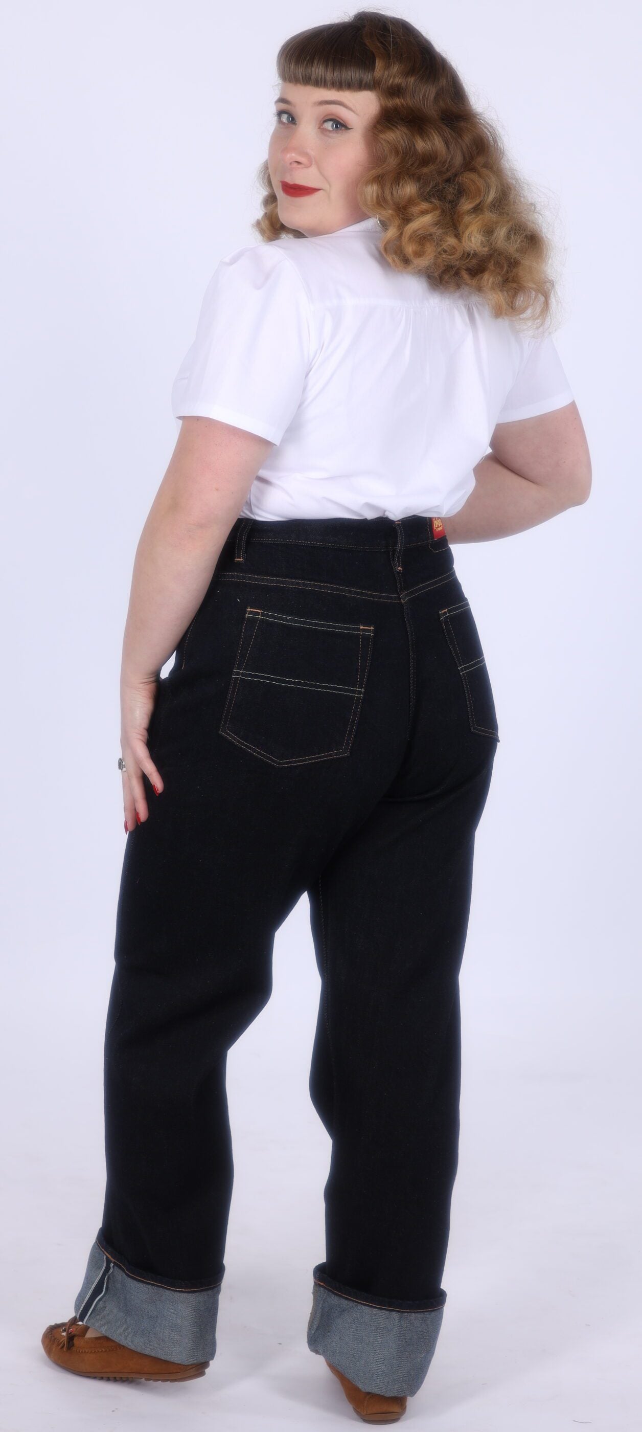 1950's Norma jeans in blue from Freddies of Pinewood