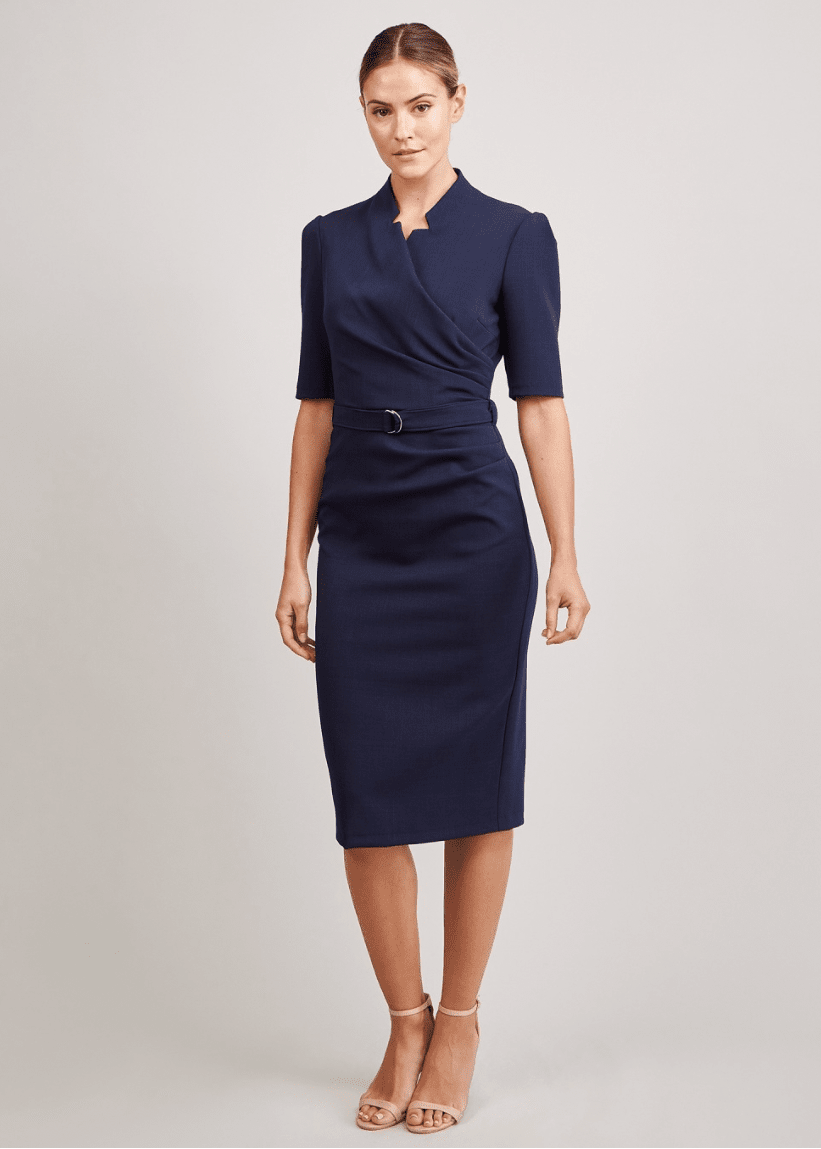 Piper Pencil Kjole i navy swing kjole Pretty Dress Company 