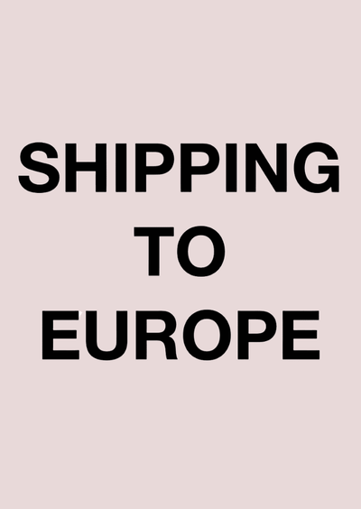 Shipping to Europe Mondo Kaos 