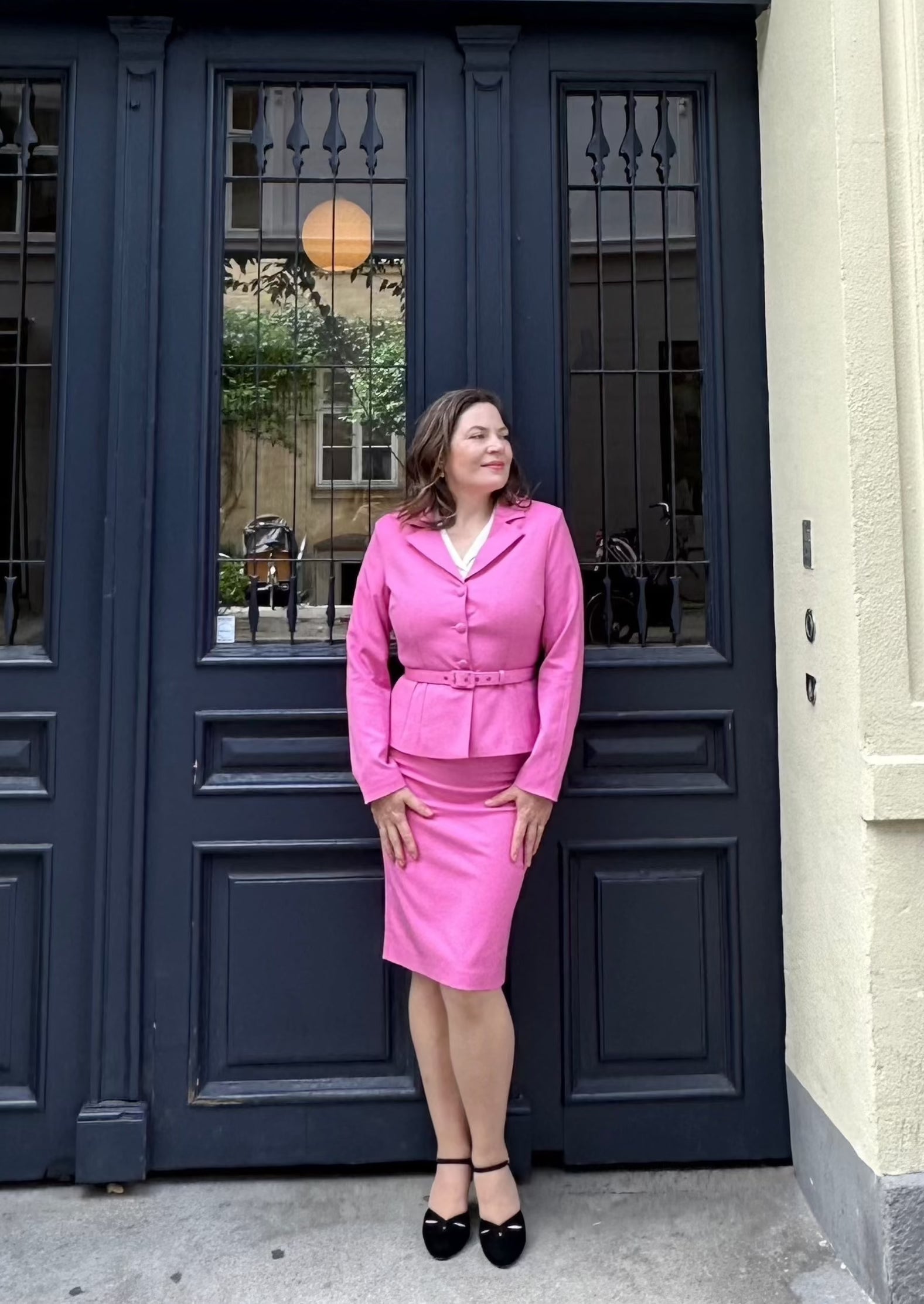 Siri taljeret blazer i cerise pink tøj Daisy Dapper 