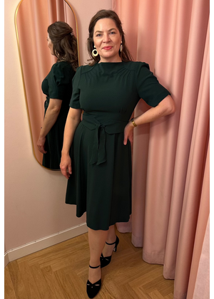 Stanwyck 40'er stils kjole i grøn swing kjole House of Foxy 