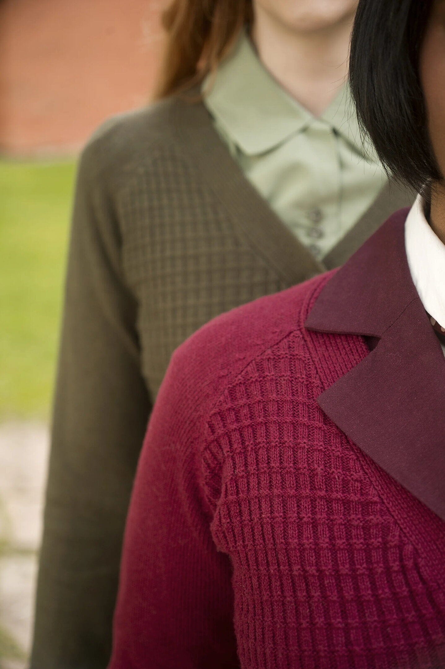 The Cable Knit College Cardigan - Vinrød cardigan Emmy Design 