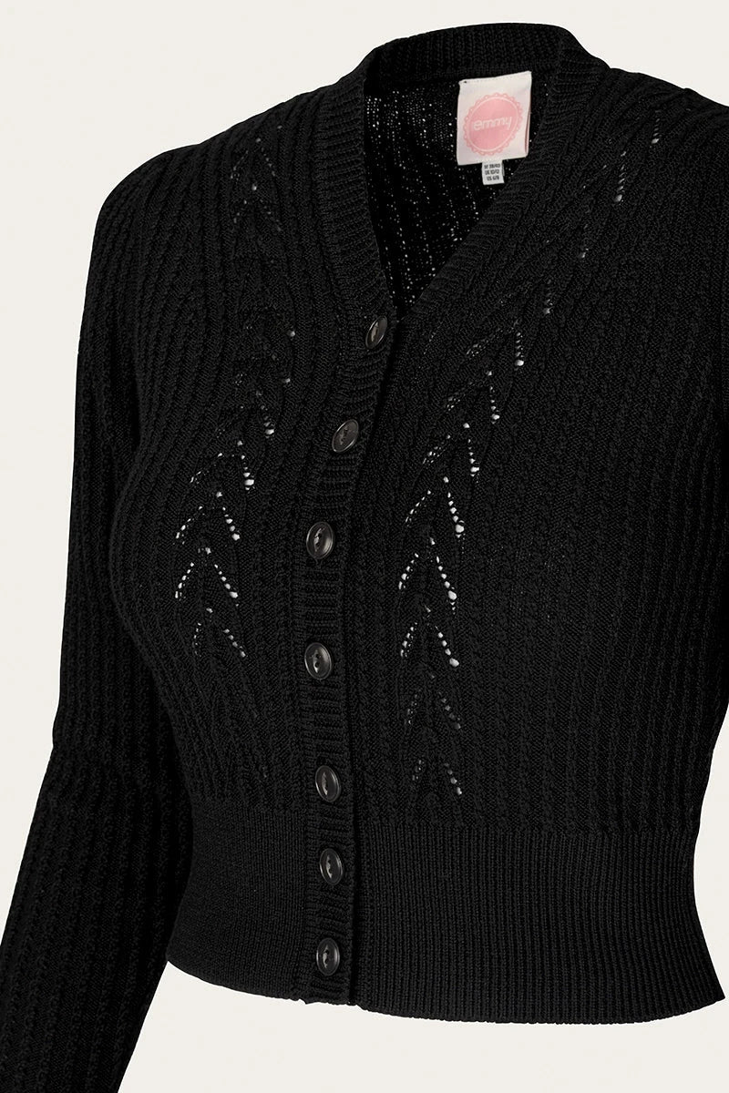 The Scandi Summer Cardi i sort cardigan Emmy Design 