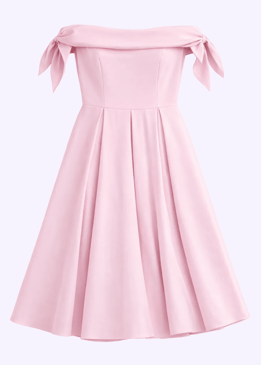 Tilly swing kjole - lyserød pencil kjole Pretty Dress Company 