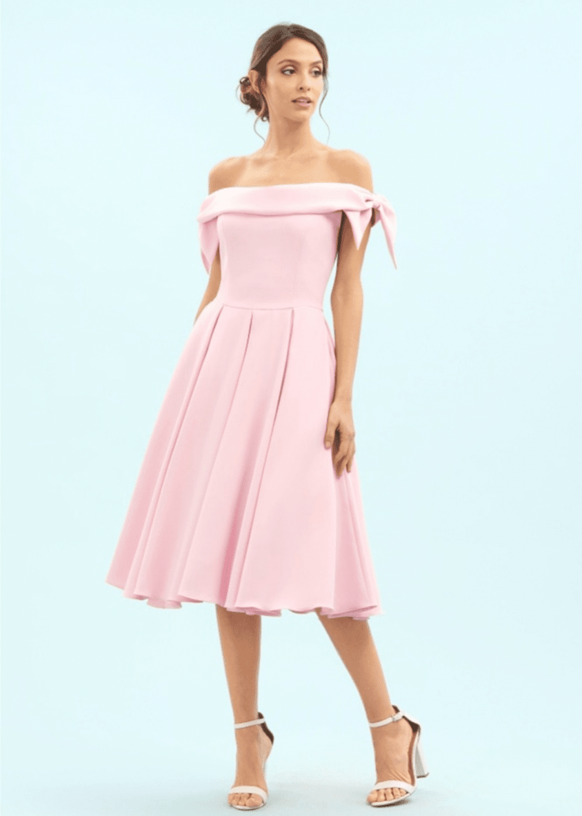 Tilly swing kjole - lyserød pencil kjole Pretty Dress Company 