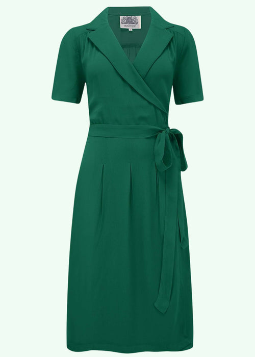 1940s Wrap dress - green