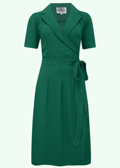 Bloomsbury: Slåom kjole i grøn toej Seamstress Of Bloomsbury 
