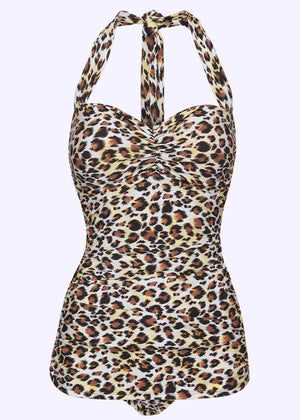 Esther Williams: Leopard mønstret 50'er badedragt toej mondokaos 