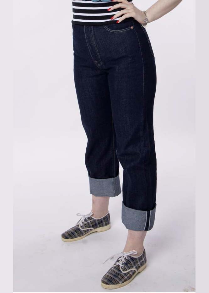 1950's Norma jeans in blue from Freddies of Pinewood