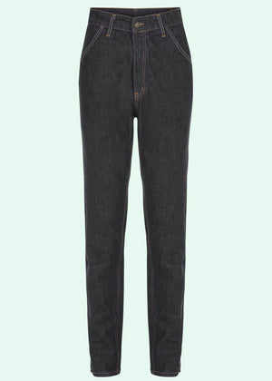 Lady K Loves: Klassiske jeans mørkeblå 32" toej mondokaos 