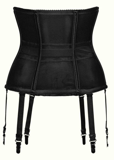 1950s What Katie Did Glamor Waist Cincher in Black